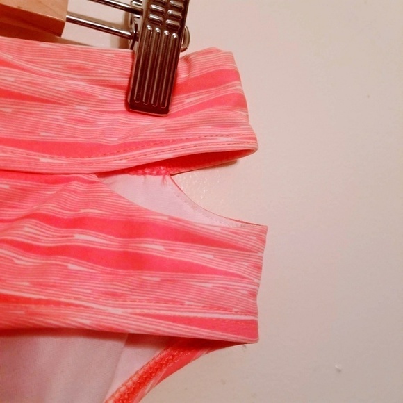 Athleta | Women's Pink and Orange Ariel Cut Out Swim Bikini Bottoms (Size XS) - Picture 4 of 8